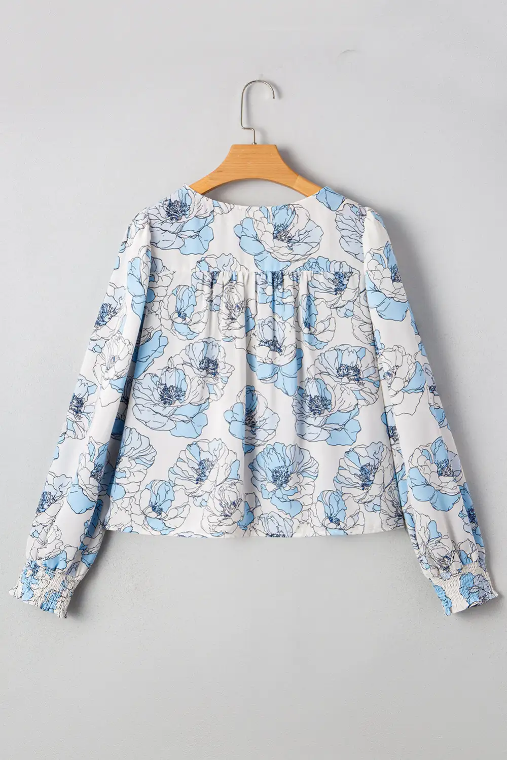 Easy Floral Frill Detail Blouse