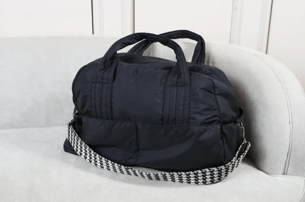 Fluffy Duffle Bag with Strap (Big)