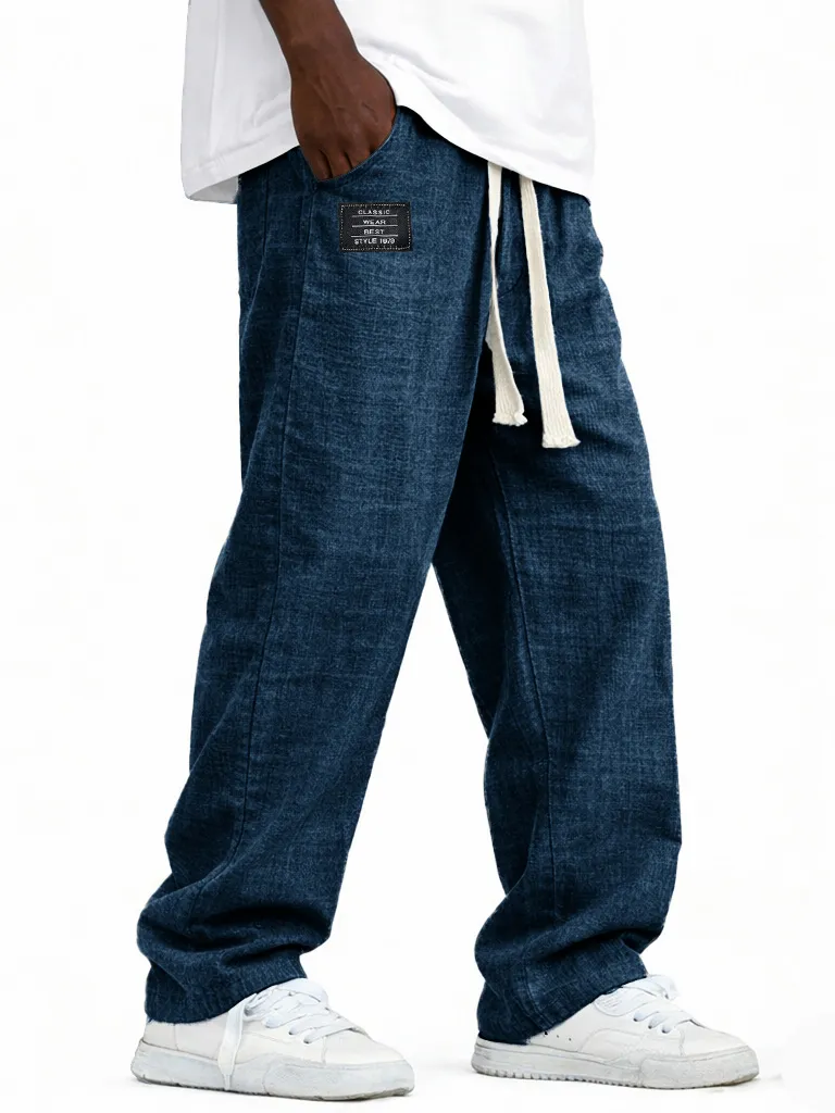 Soft Touch Linen Blend Pull On Pants