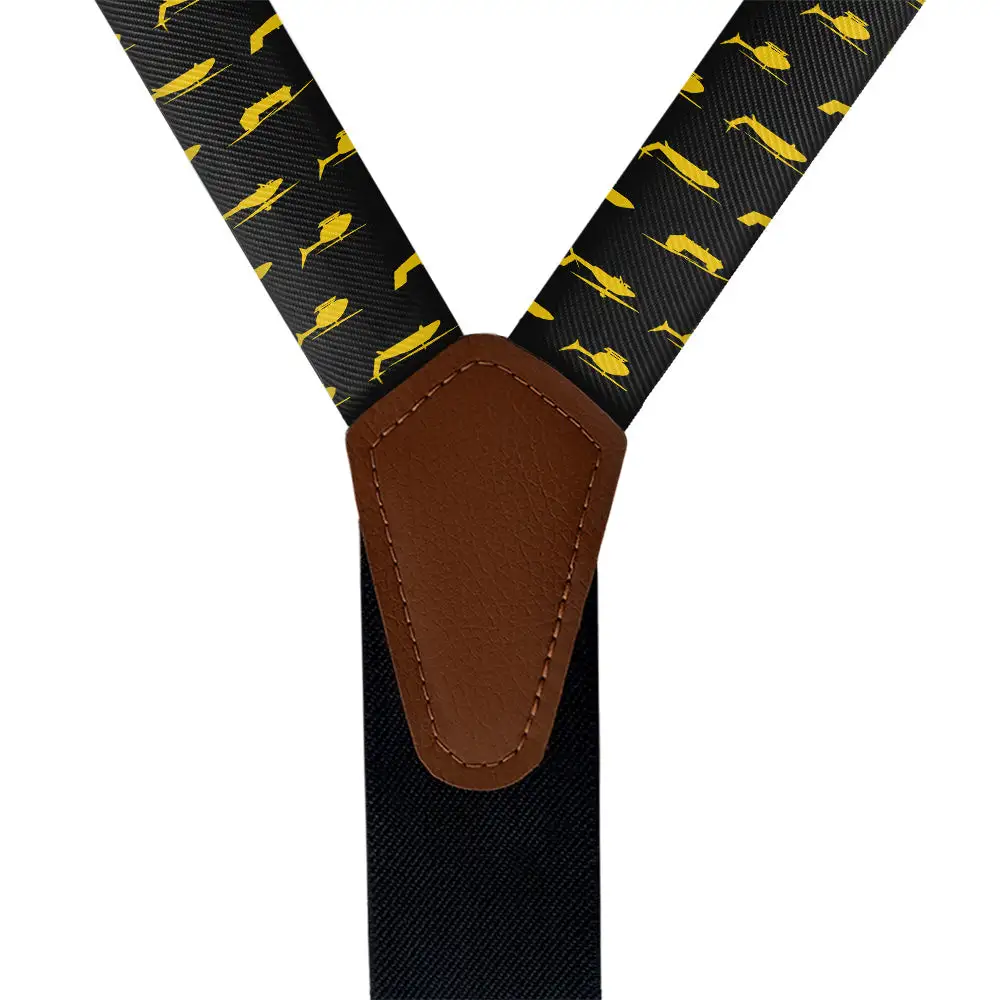 Army Aviation Theme Suspenders