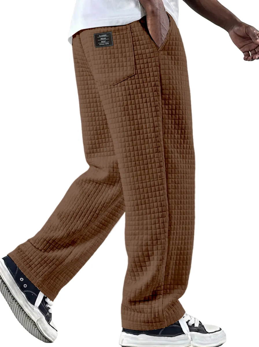 Textured Knit Utility Pocket Pants