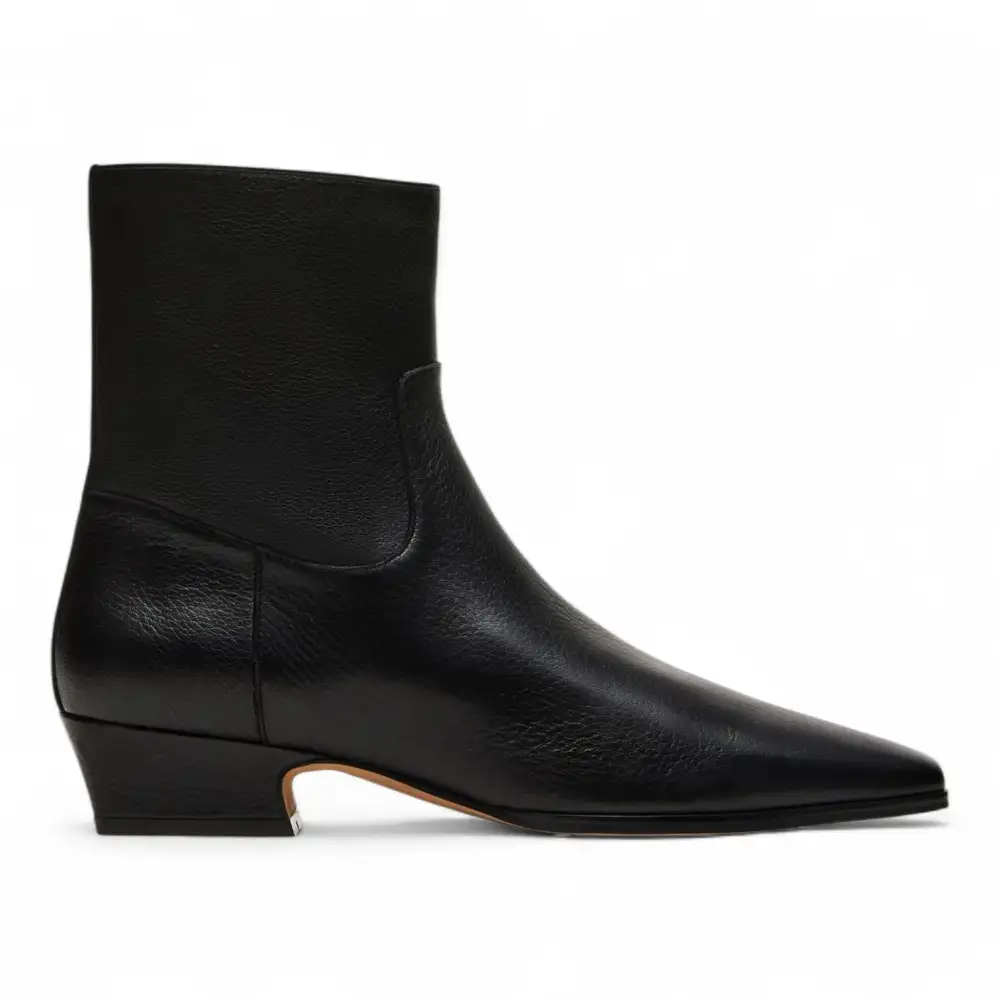 Dusty Square Toe Suede Ankle Bootie