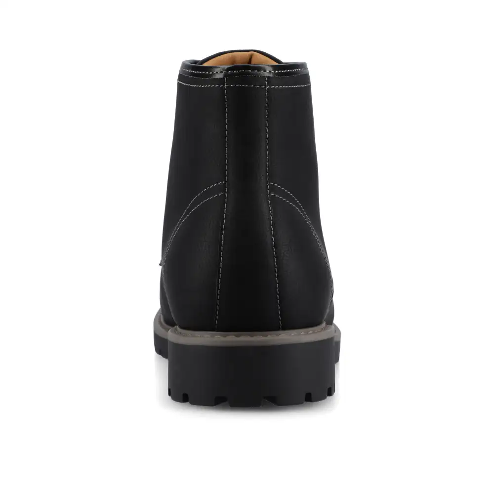 Toe Work Boots Black