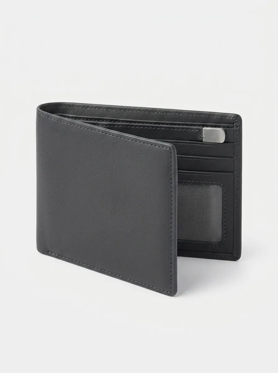 Classic Structured Bifold Wallet