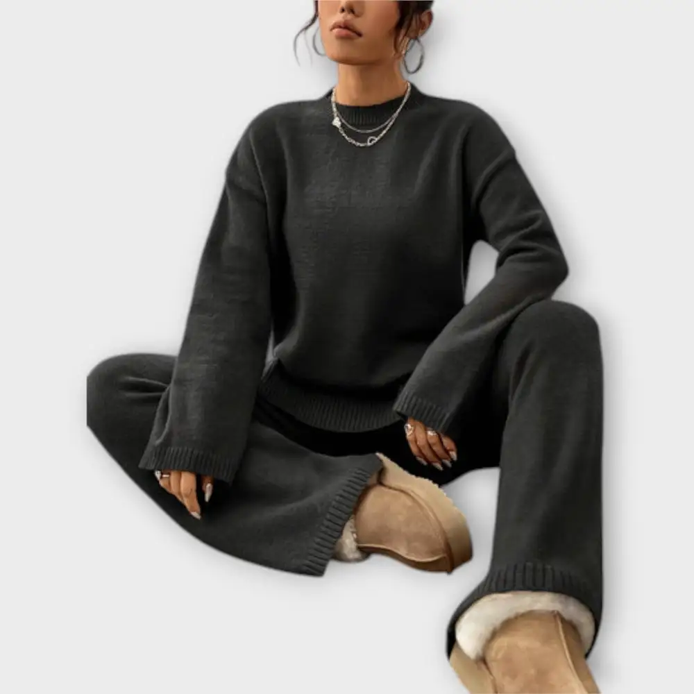 Ribbed Knit Coordinated Matching Set