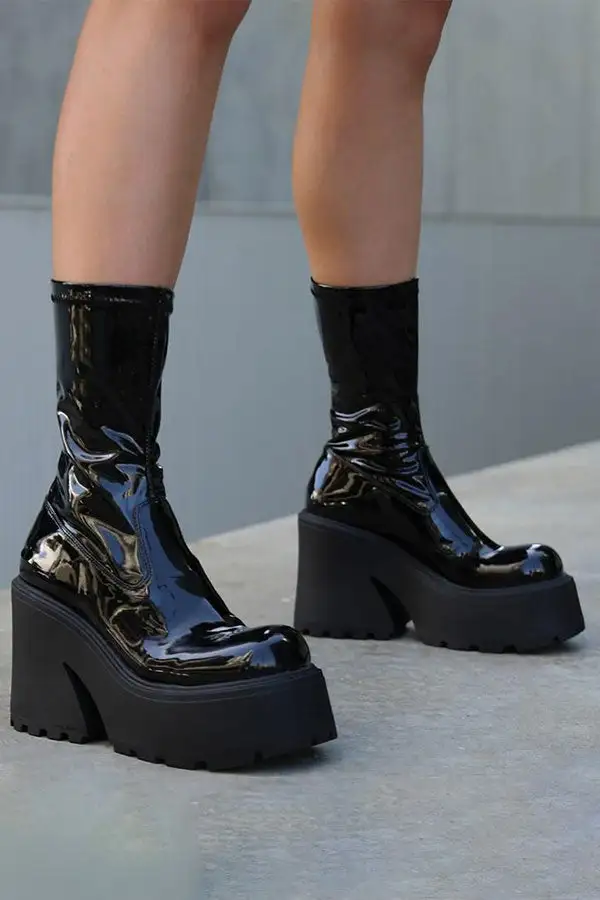 Punk Chunky Ankle Boots