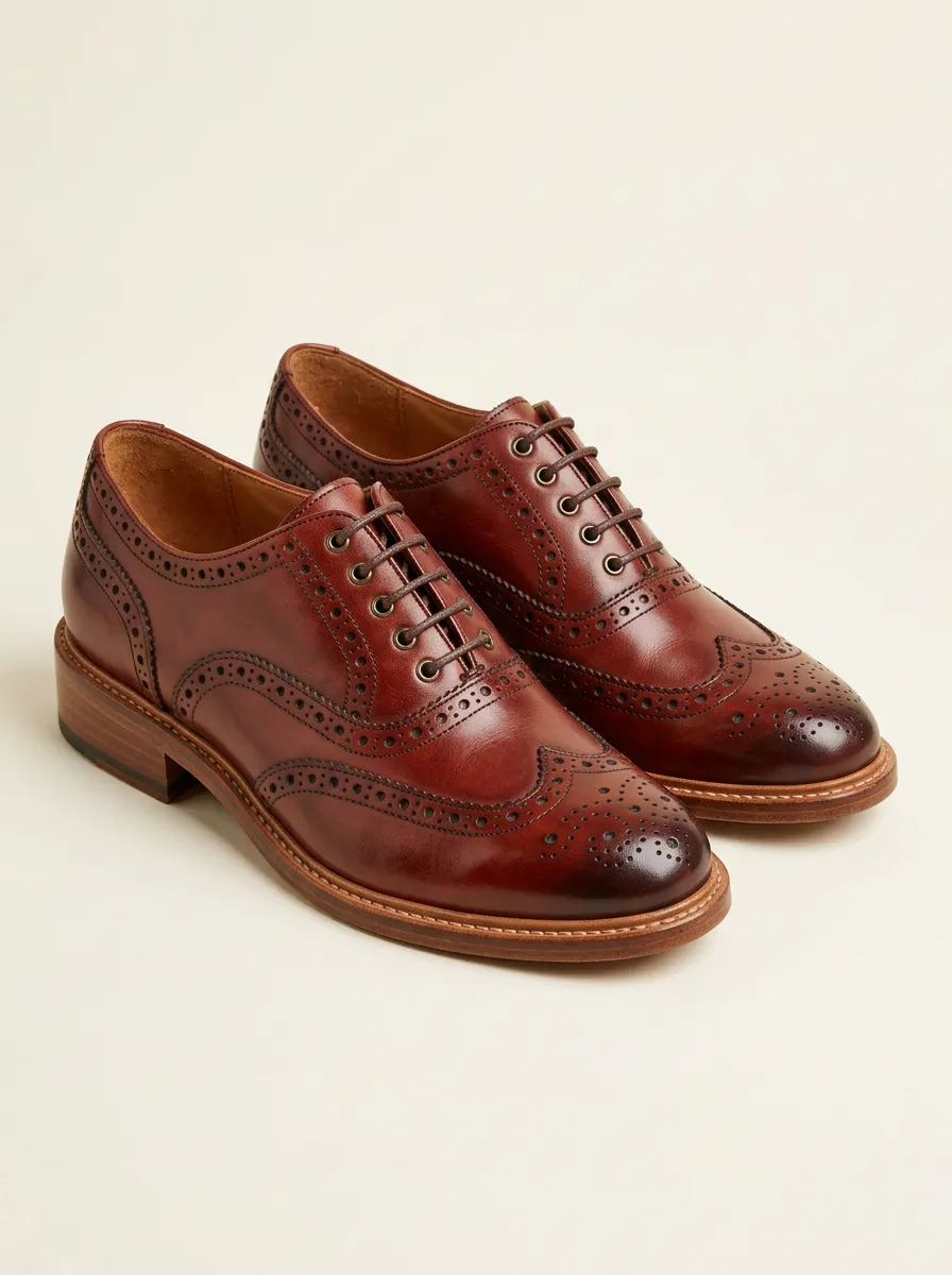 Easy Wear Wingtip Brogue Women's Classic Pumps