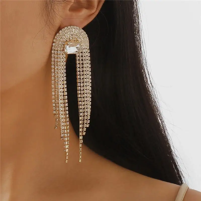 Vintage Fringe Drop Earrings