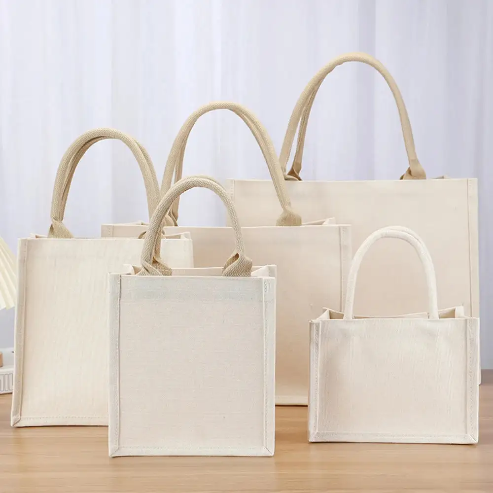 Sustainable Utility: Eco-Friendly Cotton Canvas Shopping Bag