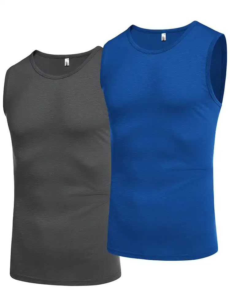 Soft Rib Muscle Cut Tank Top
