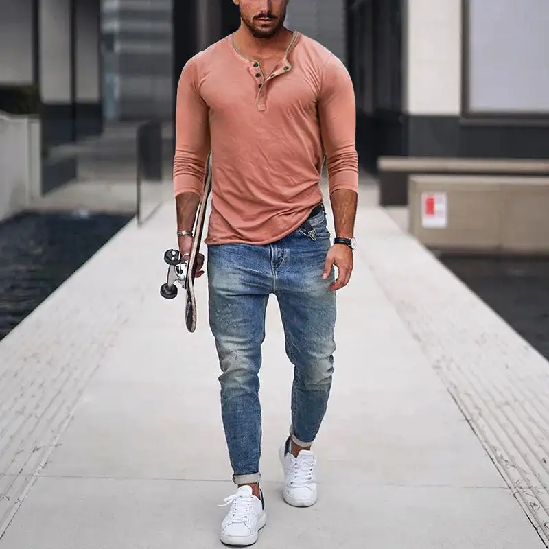 Cotton Textured Crew Tee