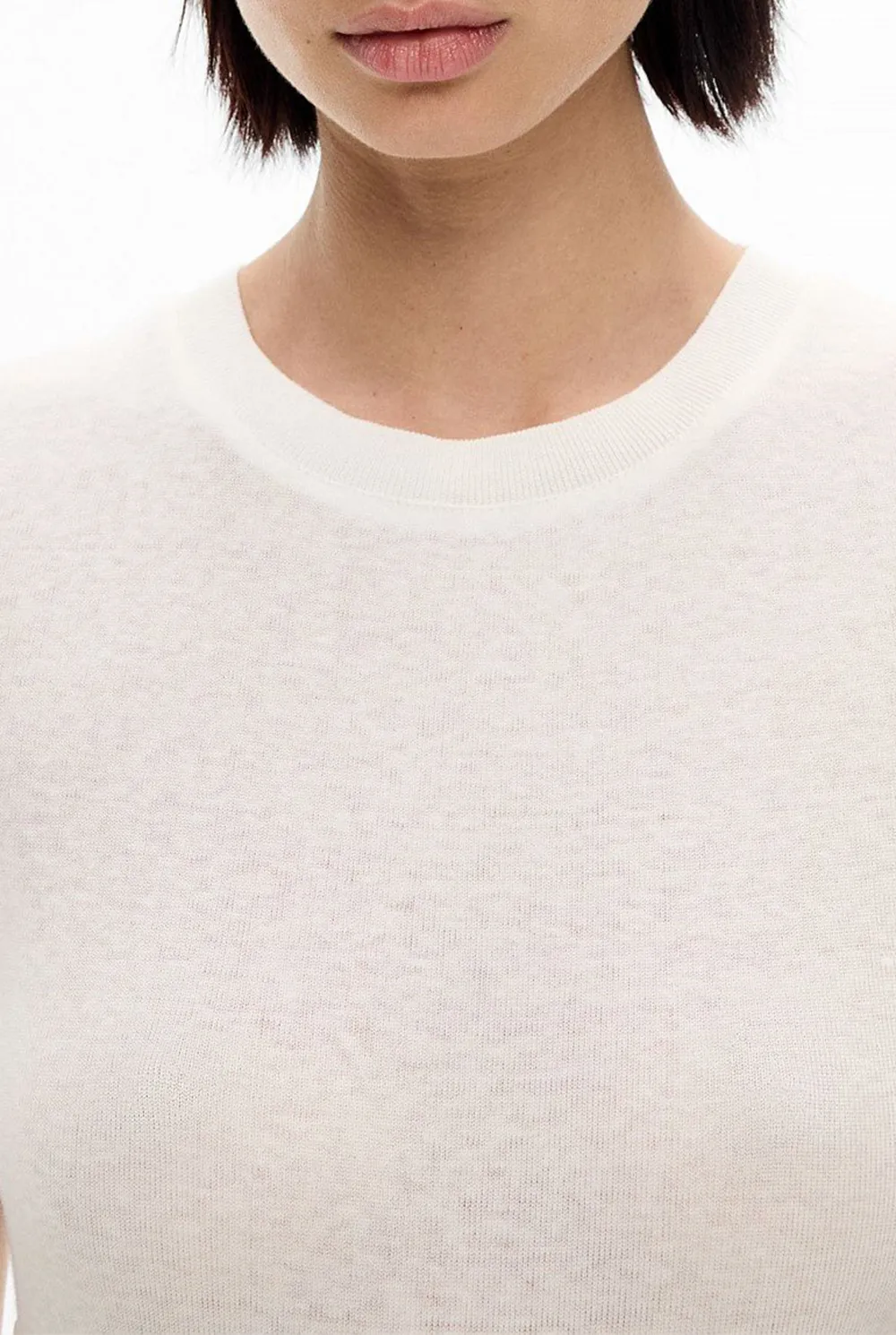 Knitted Rib T-Shirt