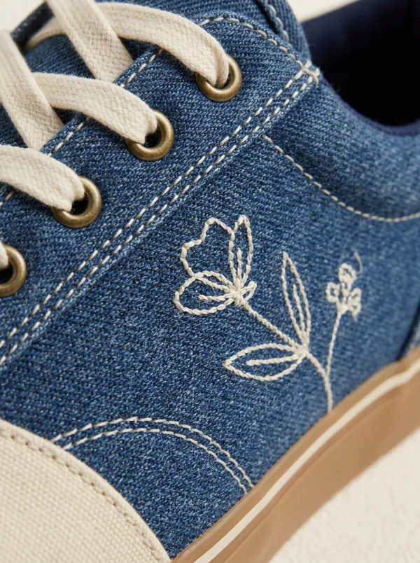 Casual Floral Minimalist Lifestyle Look Men's Canvas Shoes