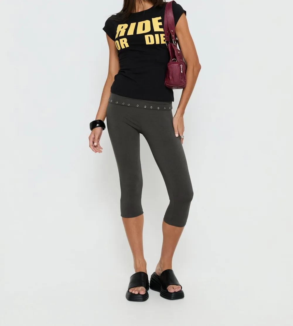 Black and Yellow Relaxed Graphic Tee