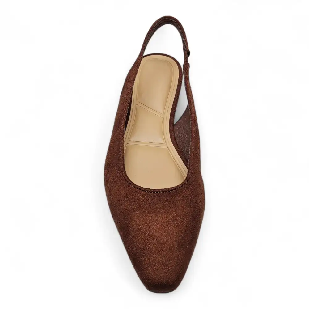 Nior Elegance Snip Toe Slingback Flat