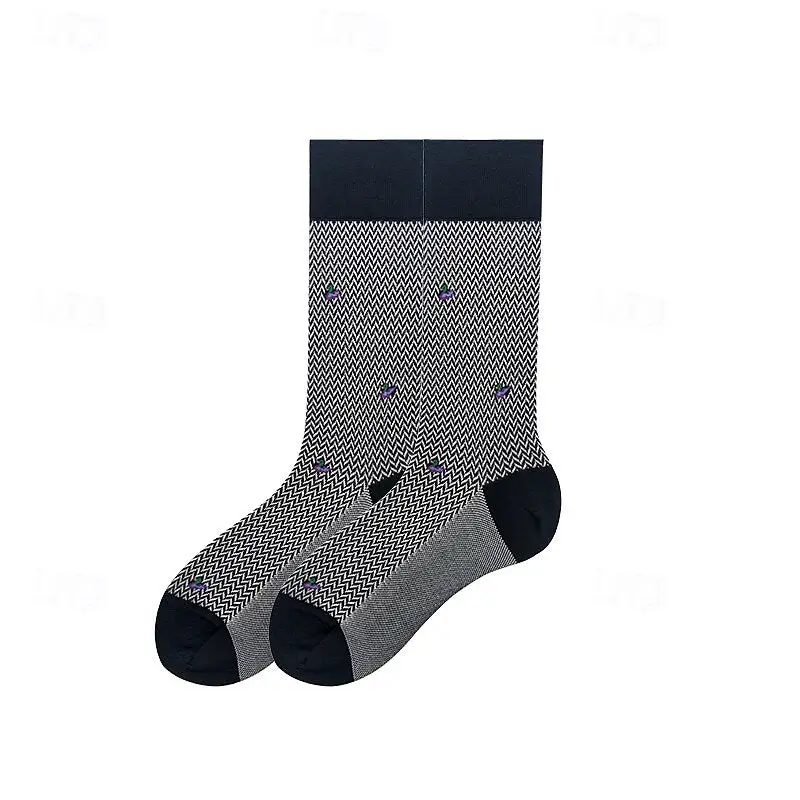 1 Pair Socks Black Color