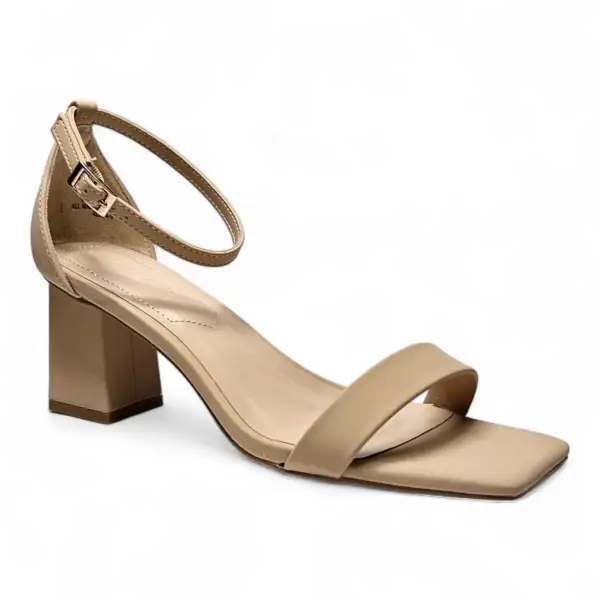 Lasting Square Toe Block Heel