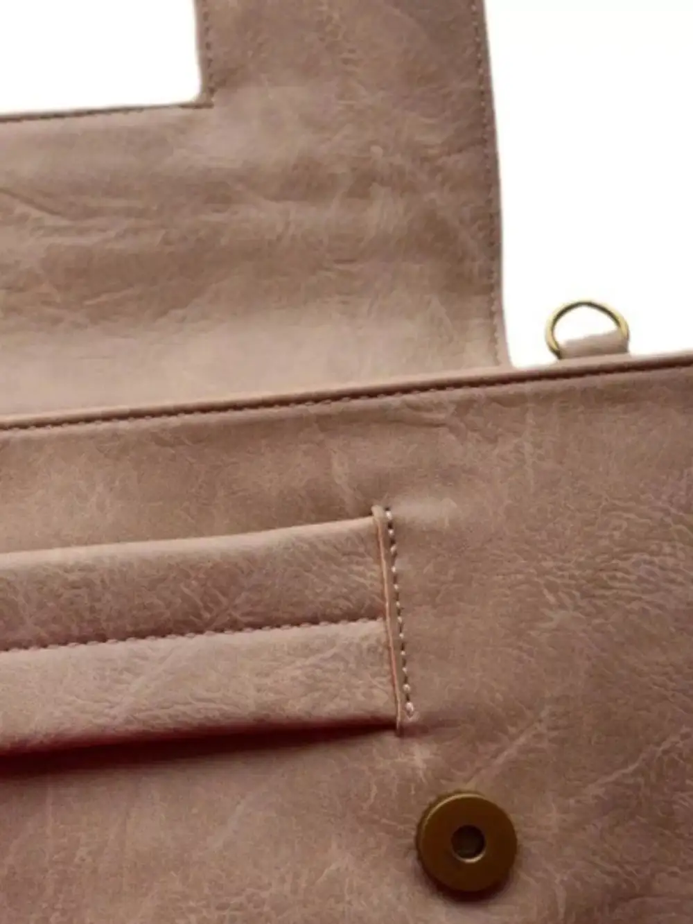 PU Leather Square Crossbody Bag