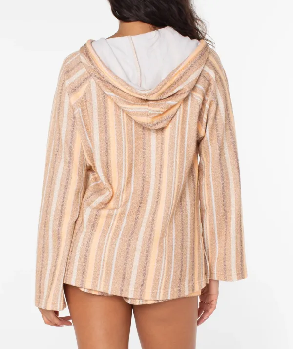 Wild Striped V-Neck Sweatshirt