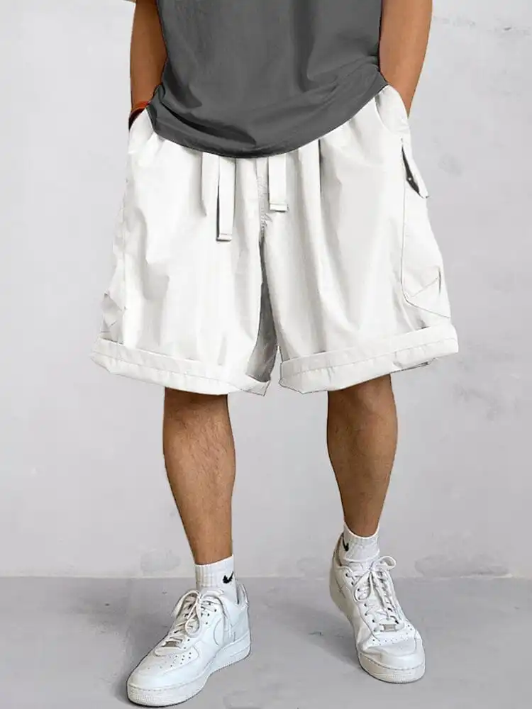 Relaxed Cargo Pocket Shorts