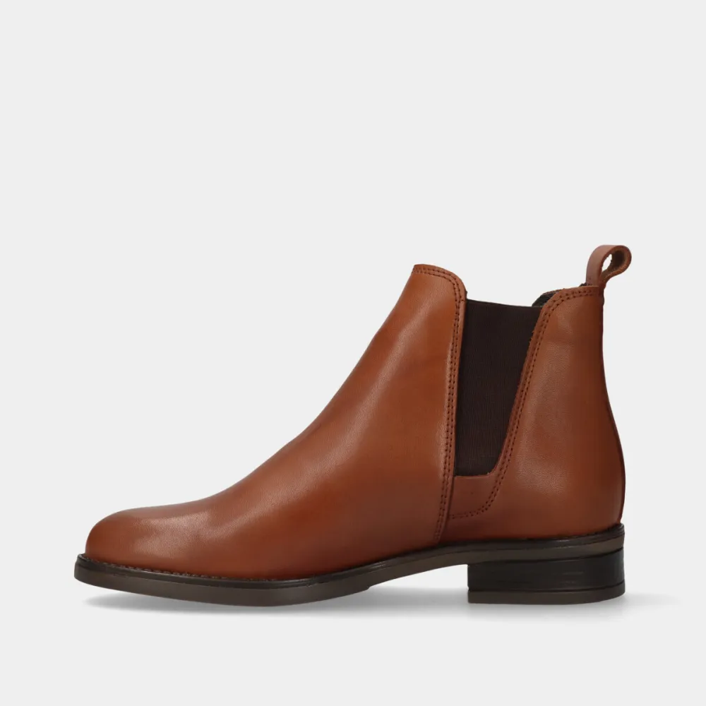 Classic Leather Elastic Ankle Boots