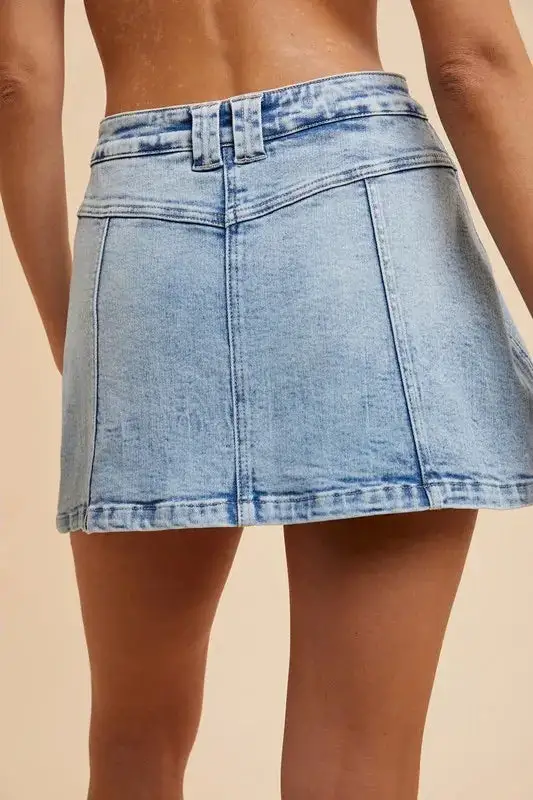 Stretch Denim Shorts