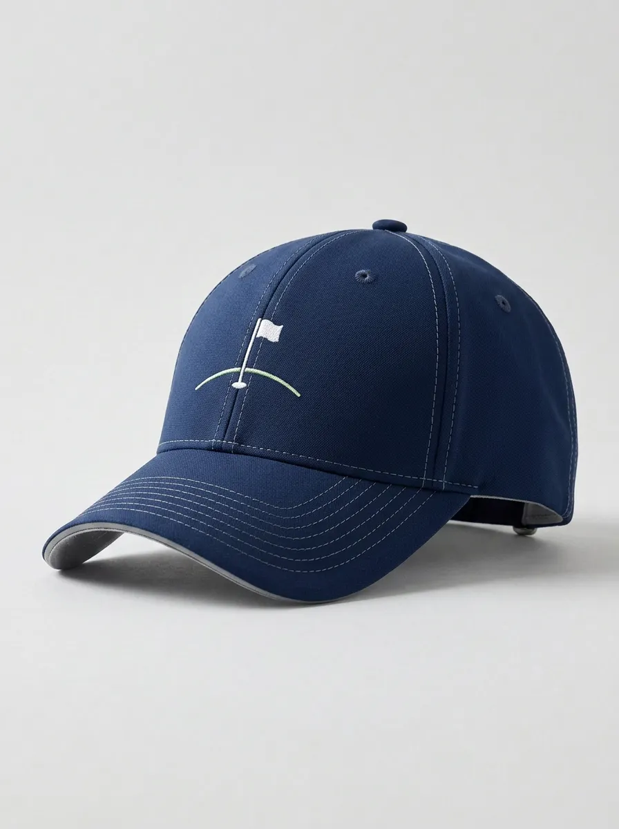 Unisex Classic Golf Flag Embroidered Baseball Cap