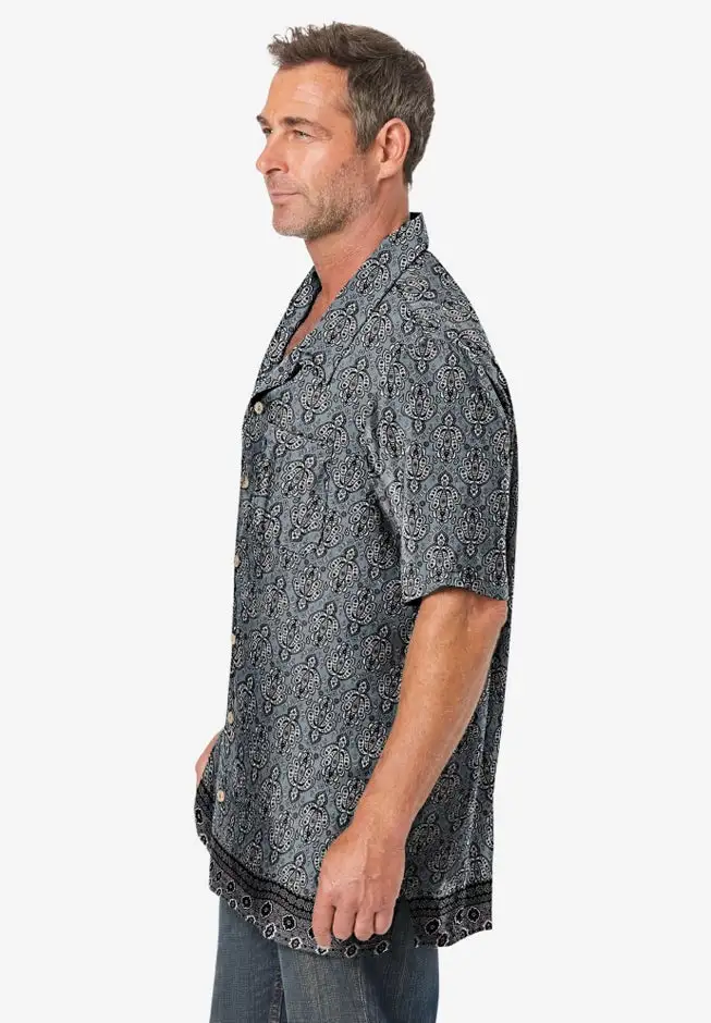 Printed Camp Shirt