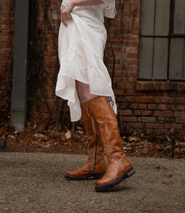 Side-Zip Lace-Up Distressed Everyday Boots