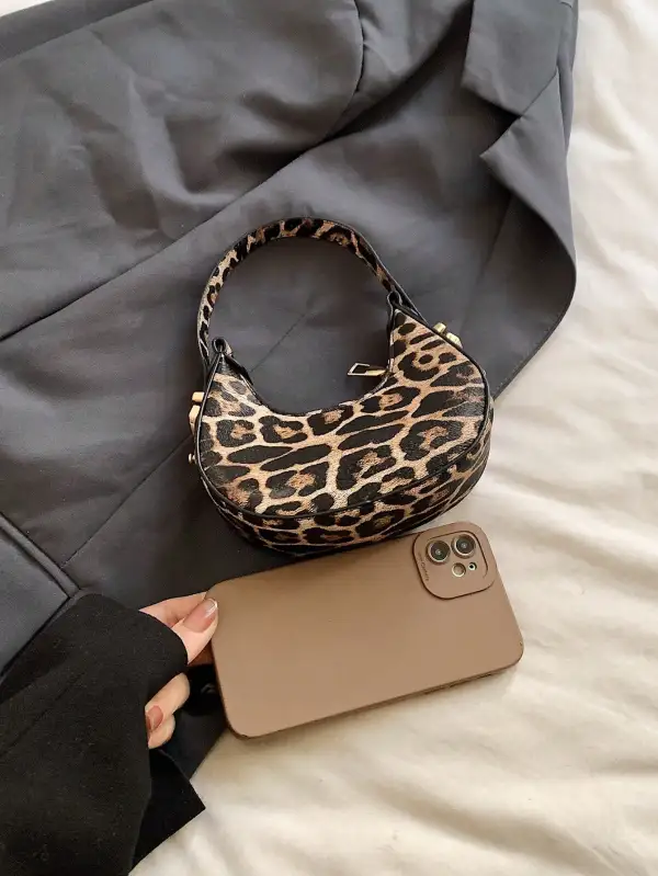 Crescent Shaped Shoulder Bag