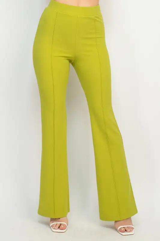 Chic High Rise Flared Pants