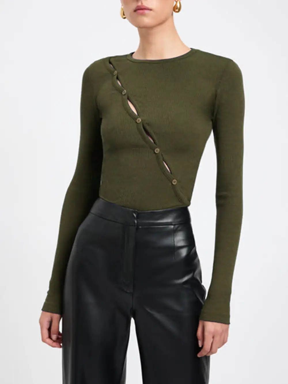 Button Front Top