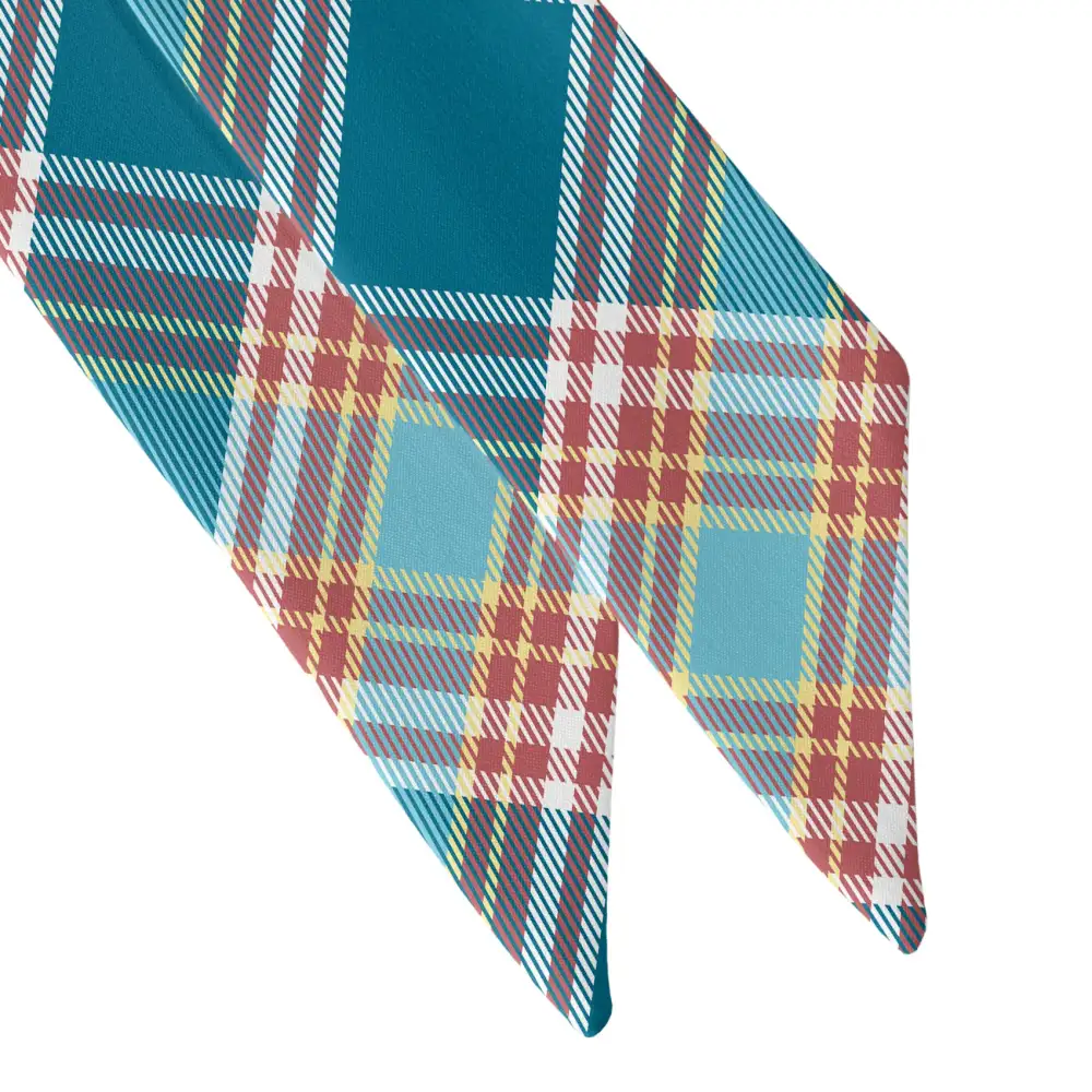 American Plaid Pattern Hair Scarf