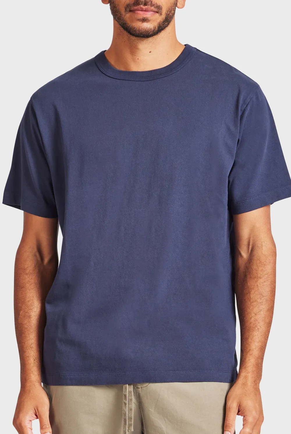 Crew Neck Solid Tee