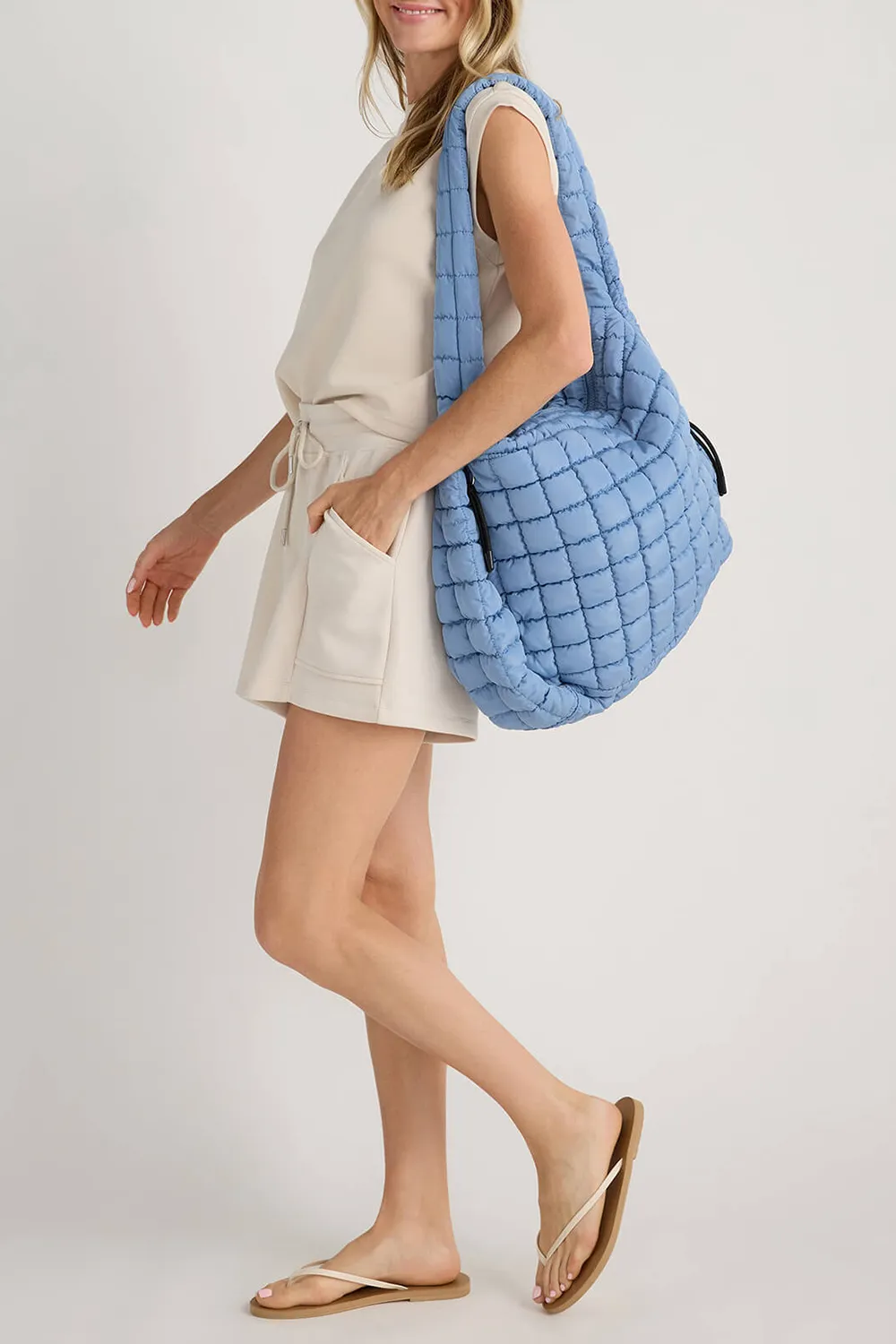 Soft Knit Shorts-Stone