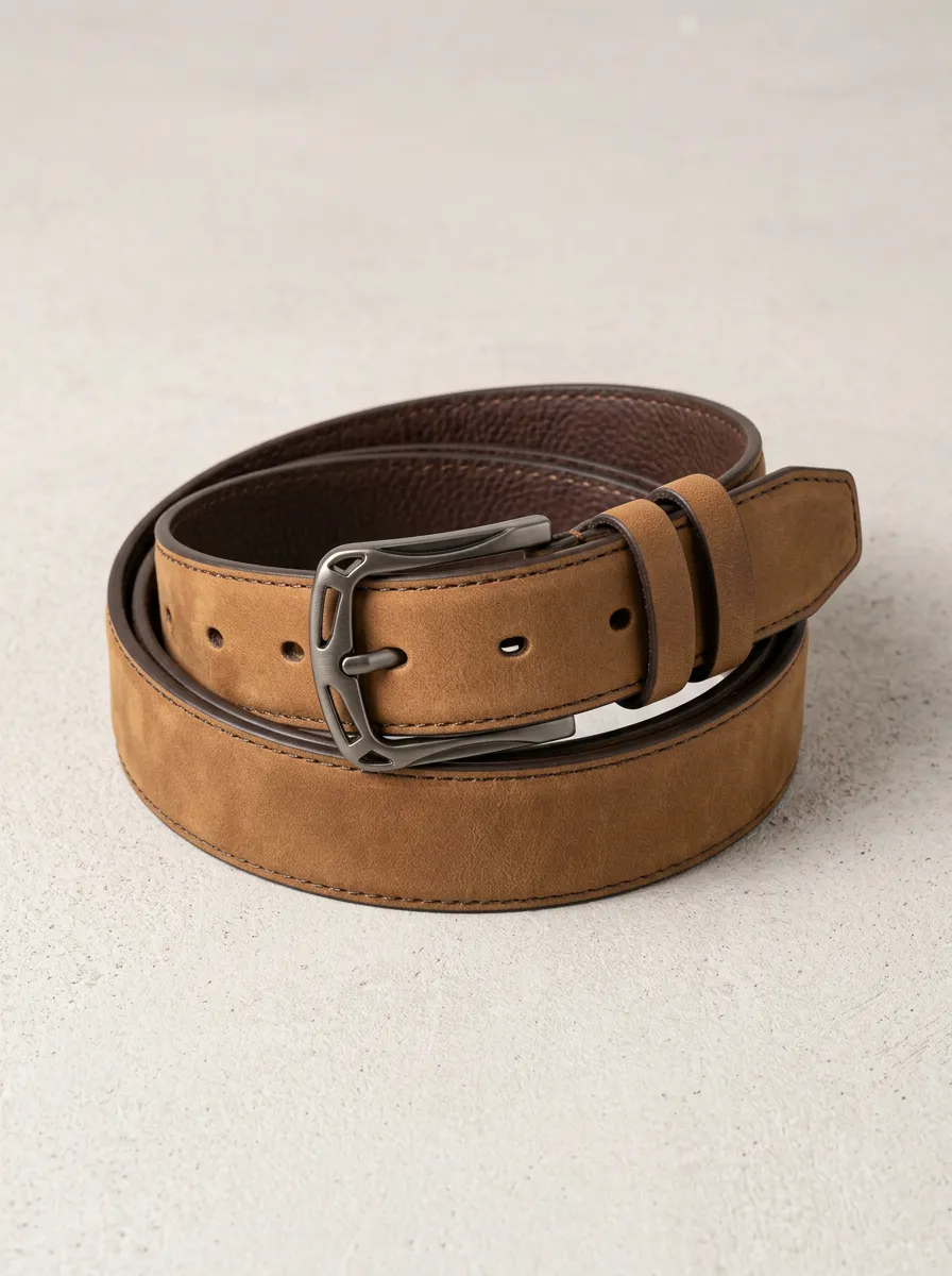 Minimal Textured Waist Belt