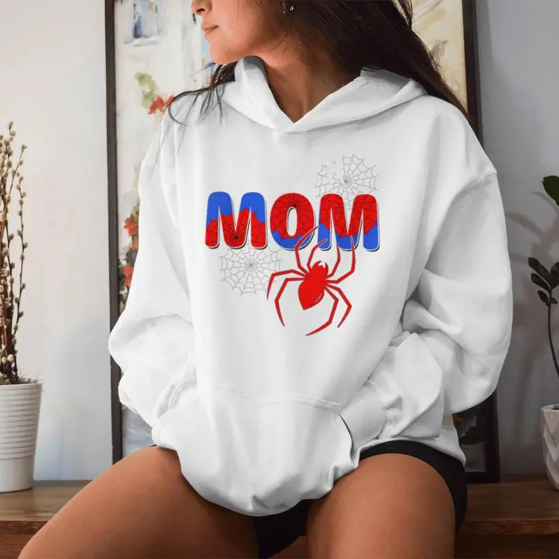 Spiders Mom Matching Family Birthday Mother's Day Women Hoodie