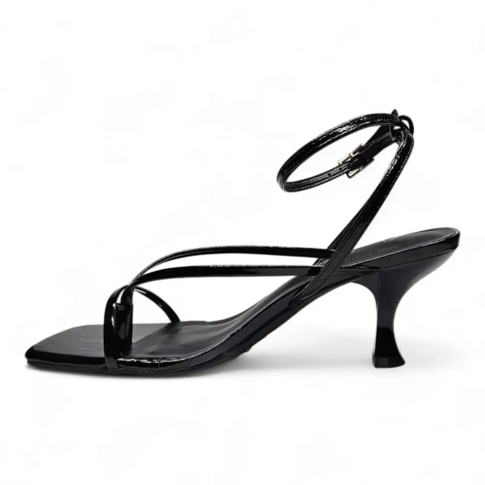 Align Thong Ankle Strap Kitten Heel