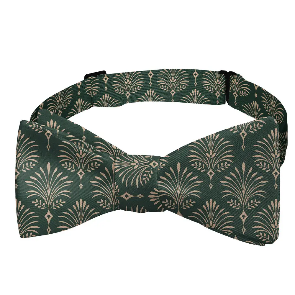 Damask Fan Motif Bow Tie