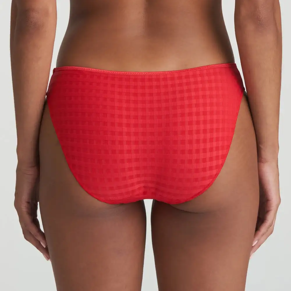 Women's Full Coverage Elastic Waistband Cotton Gusset Floral Embroidery Cotton Checkered Soft Fabric Stretch Fit Bikini Panty