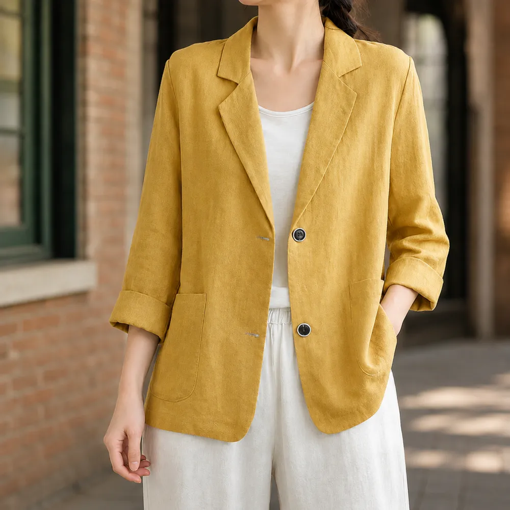 Notched Lapel Blazer