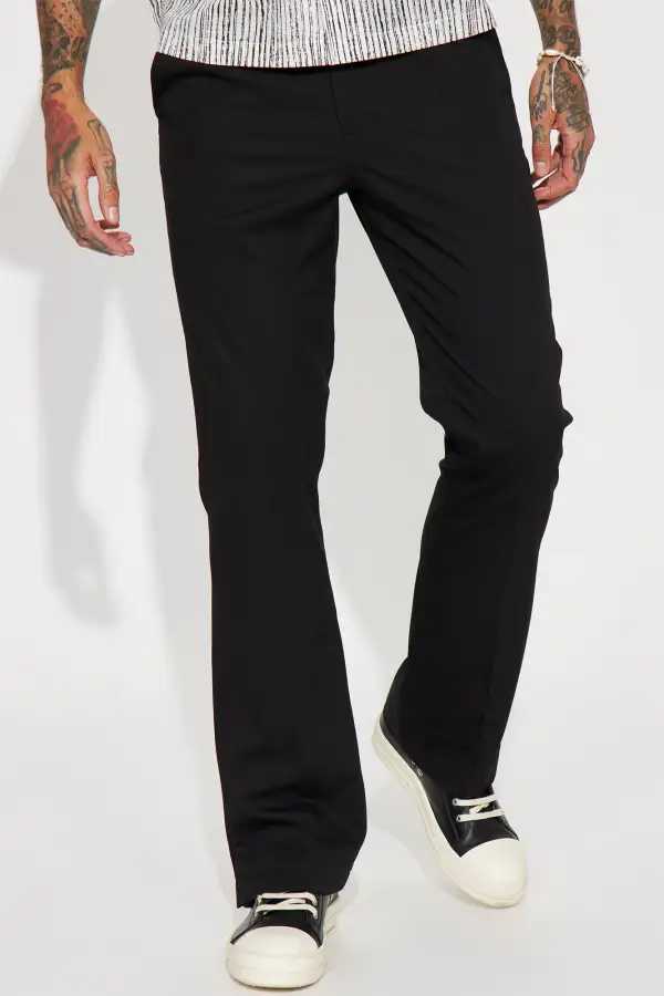 Casual Flare Slit Trouser