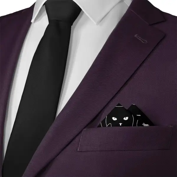 Modern Versatile Novelty Animal Motif Pocket Square