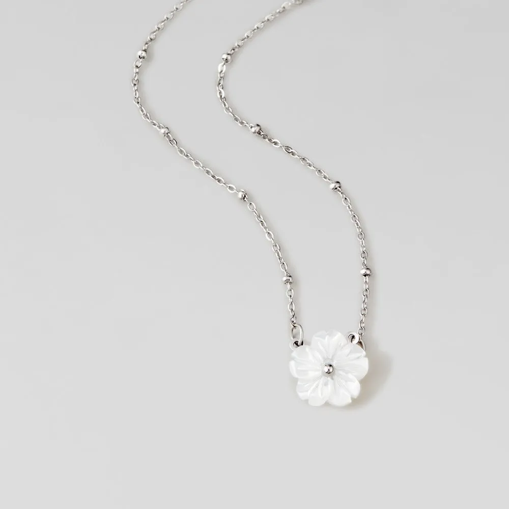 Adjustable Waterproof Blossom Necklace