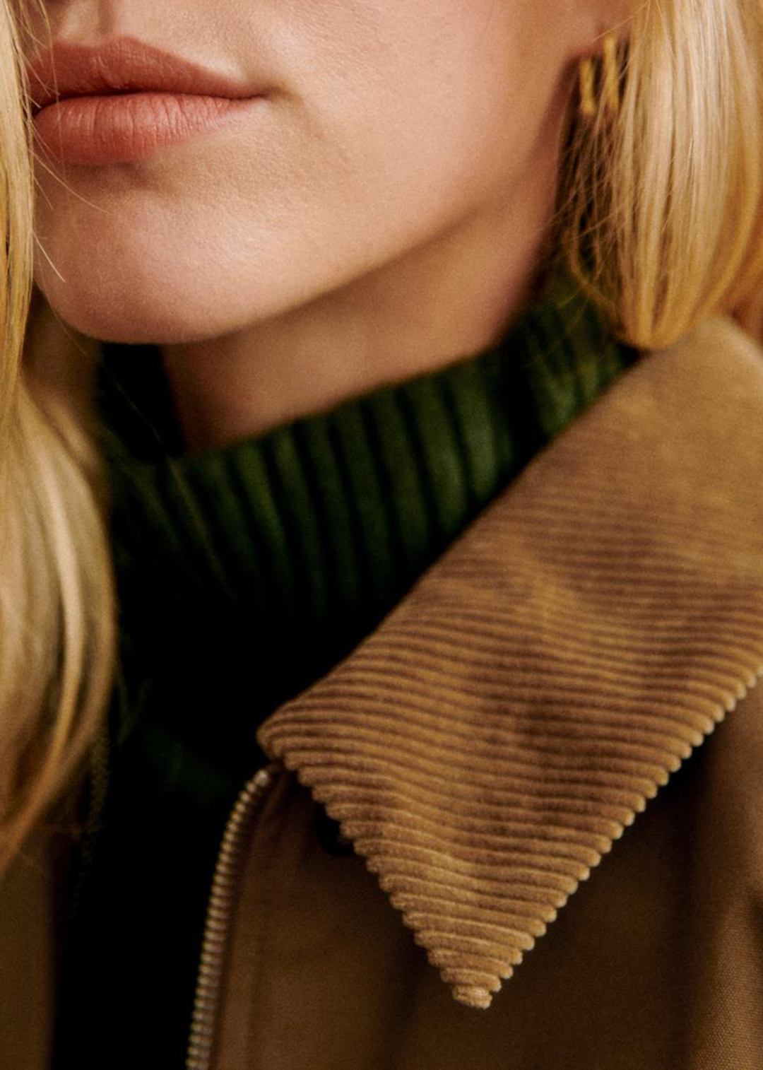 Coat with Classic Collar