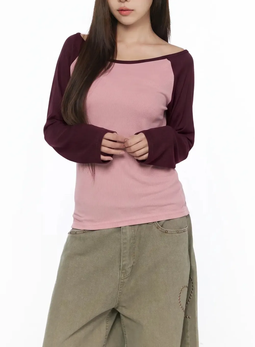 Raglan Long Sleeve Top