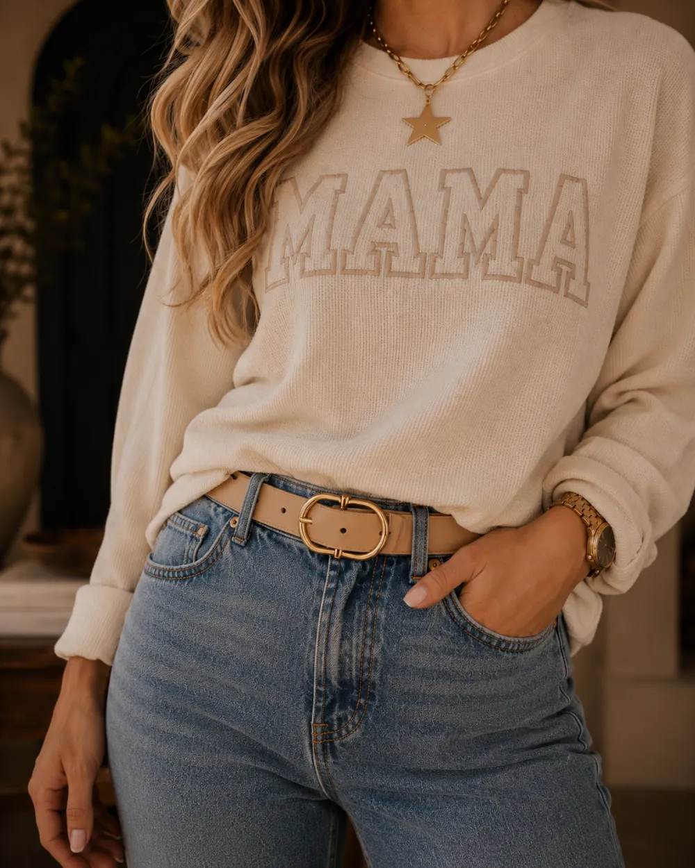 Adjustable Double Ring Waist Belt