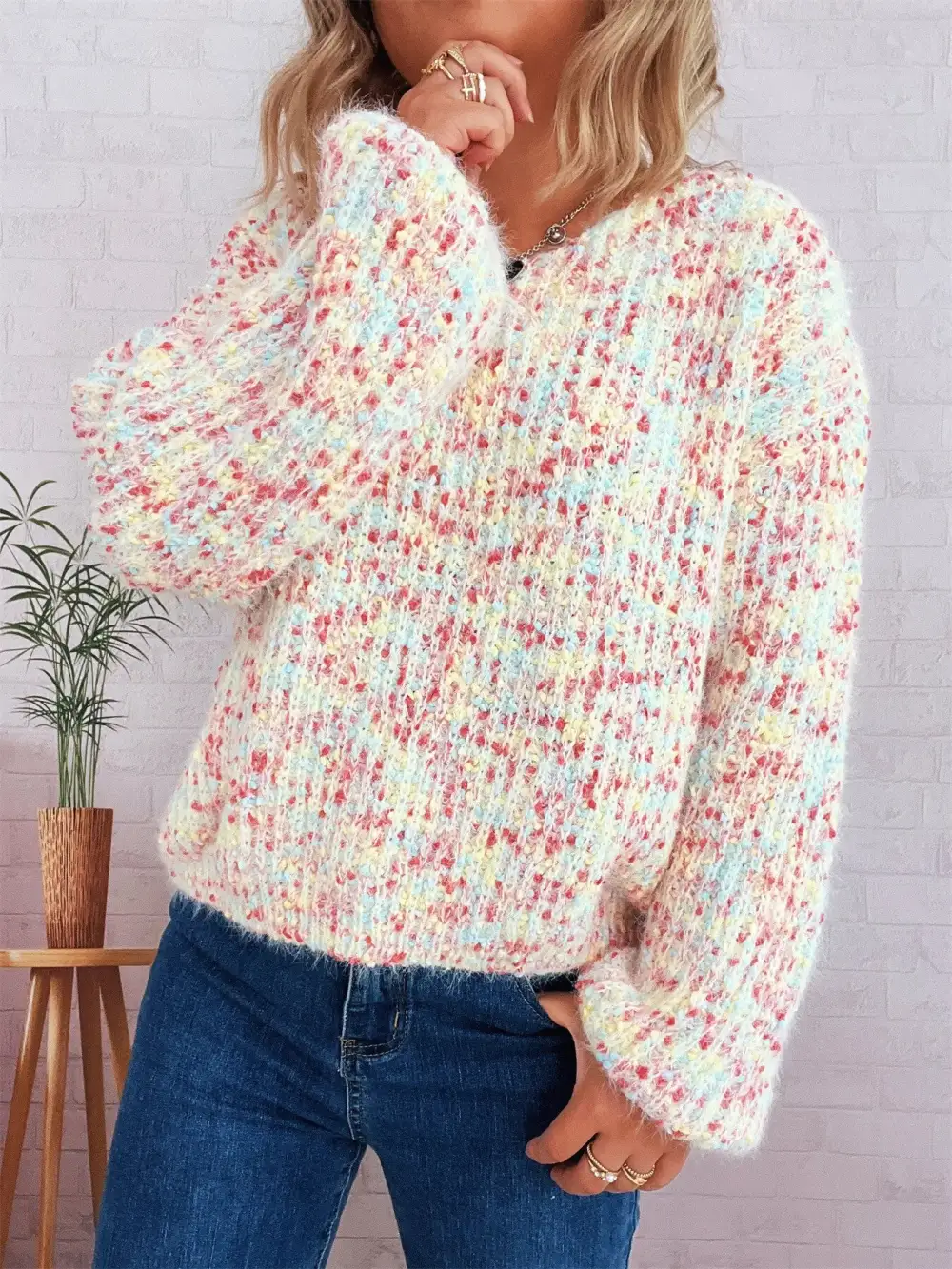 Modern Long Sleeve Everyday Sweater