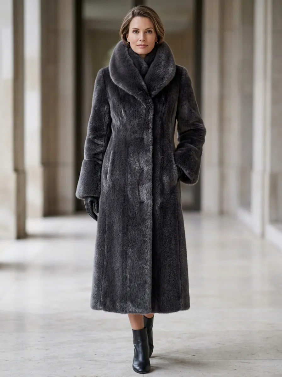 Women's Faux Fur Winter Coat