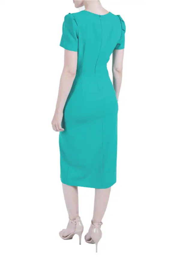 Short Sleeve Midi Day Dress
